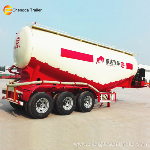 3 Axle 40ft Bulk Cement Tank Semi Trailer